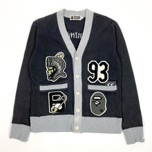 Load image into Gallery viewer, BAPE LETTERMAN CARDIGAN CHENILLE VARSITY SWEATSHIRT PATCHES