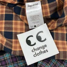 Load image into Gallery viewer, Supreme Multi Plaid Hooded Flannel Button Down Shirt 2014