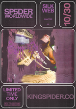 Load image into Gallery viewer, Spider Worldwide Silk Web Bank Trucker Cap Pink White Hat