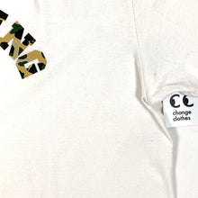 Load image into Gallery viewer, 2006 bape // kaws camo college logo ny l/s
