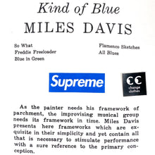 Load image into Gallery viewer, Supreme / Miles Davis Kind of Blue Tee Shirt 2008