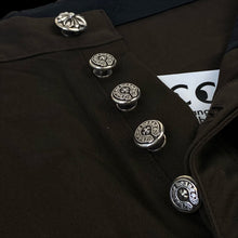 Load image into Gallery viewer, chrome hearts orange camo cross patch carpenter pants brown