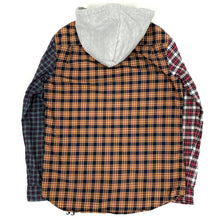 Load image into Gallery viewer, Supreme Multi Plaid Hooded Flannel Button Down Shirt 2014