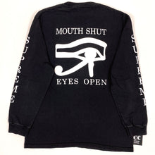 Load image into Gallery viewer, Supreme Mouth Shut Eyes Open L/S Tee 2011