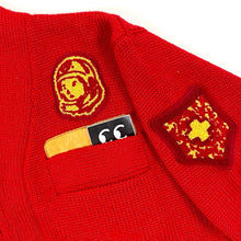 Load image into Gallery viewer, Billionaire Boys Club Knit Astronaut Patch Cardigan