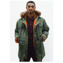 Load image into Gallery viewer, Supreme Thorns Jacquard Denim Trucker Jacket