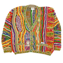 Load image into Gallery viewer, OG Coogi Sweater Knit Cardigan Vintage Snakes