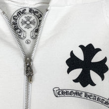 Load image into Gallery viewer, chrome hearts dagger zip up spiral crosses hoodie