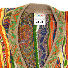 Load image into Gallery viewer, OG Coogi Sweater Knit Cardigan Vintage Snakes