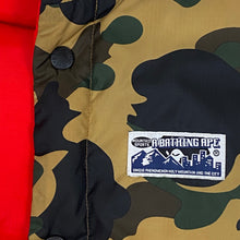 Load image into Gallery viewer, bape 1st camo reversible down vest