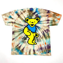 Load image into Gallery viewer, Online Ceramics Yellow Bear Tie Dye Tee Shirt Grateful Dead Collab