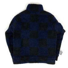 Load image into Gallery viewer, louis vuitton virgil abloh nigo damier fleece blouson navy black 2021