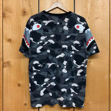 Load image into Gallery viewer, bape shark shoulder tee shirt city camo
