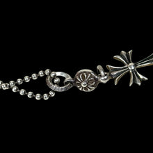 Load image into Gallery viewer, chrome hearts tiny cross + ball pendant
