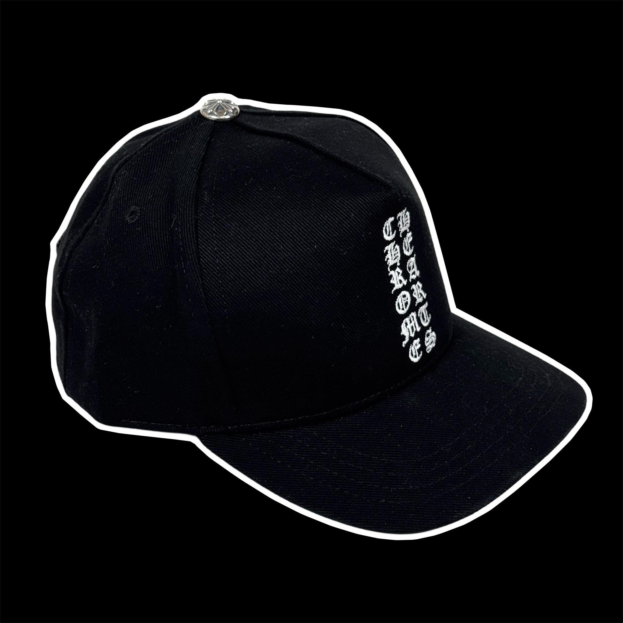 chrome hearts vertical logo hat – change clothes