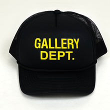 Load image into Gallery viewer, 2022 gallery dept logo trucker hat
