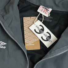 Load image into Gallery viewer, vintage umbro paneled track jacket pants combo suit dark grey
