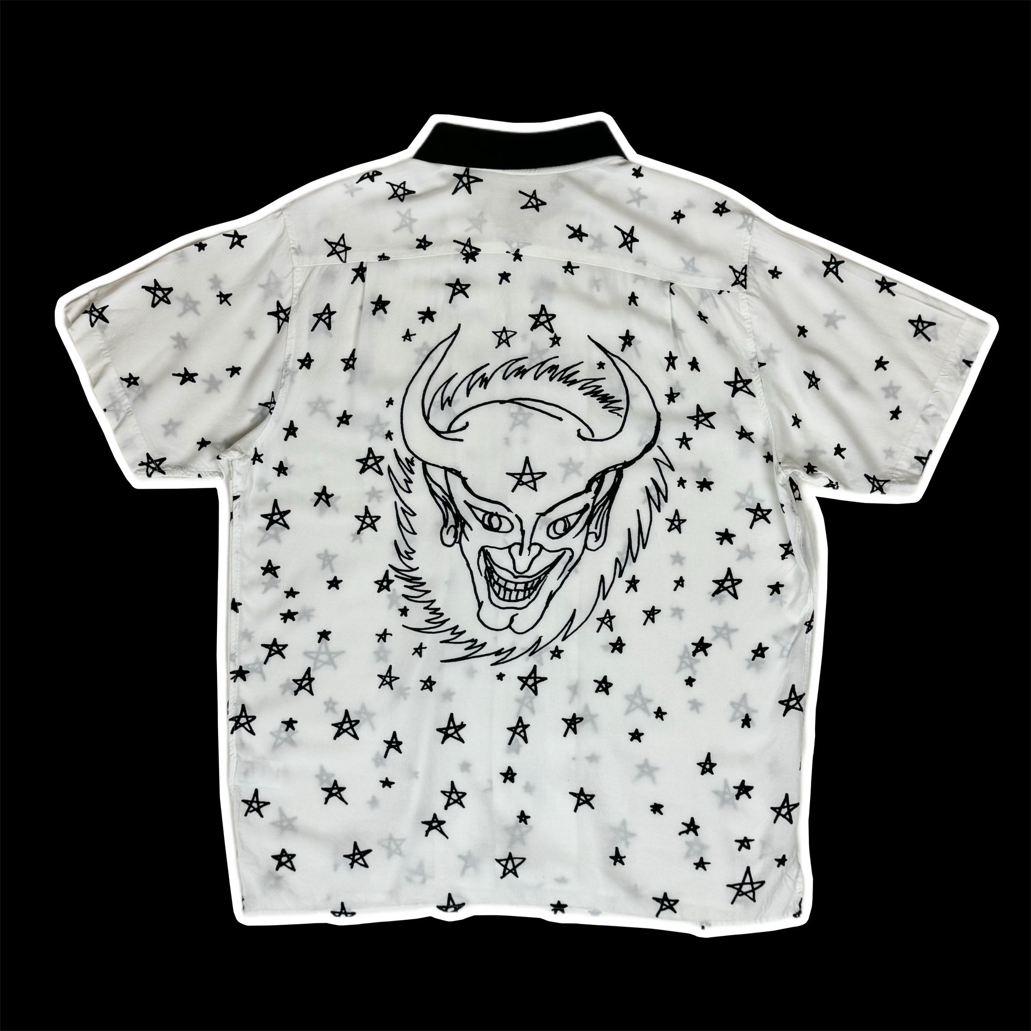 2018 supreme daniel johnston stars rayon white – change clothes