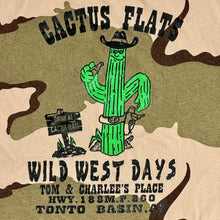 Load image into Gallery viewer, vintage cactus flats tonto basin desert camo tee
