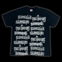 Load image into Gallery viewer, 2022 supreme wombat tee black
