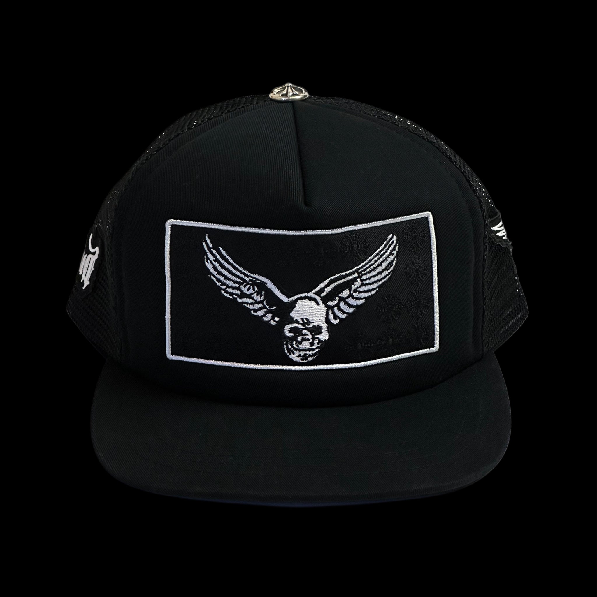 2026 chrome hearts foti aerosmith yung blud trucker hat – change