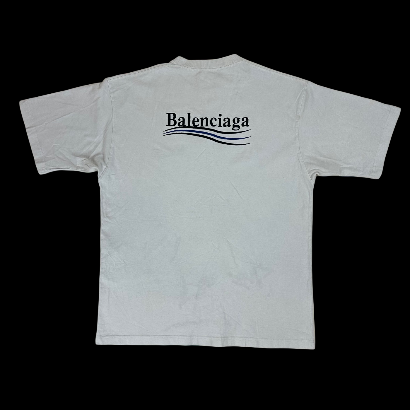 balenciaga campaign embroidered tee