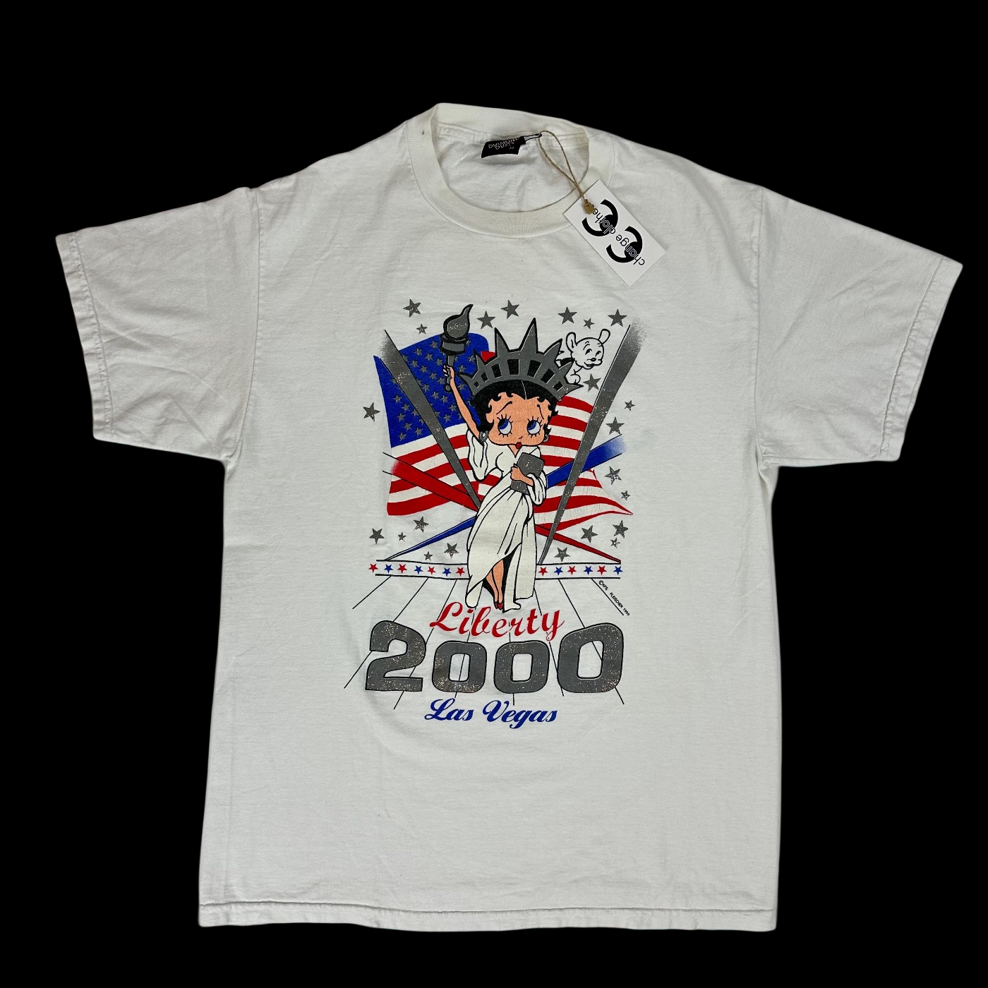 2000 betty boop liberty las vegas glitter tee