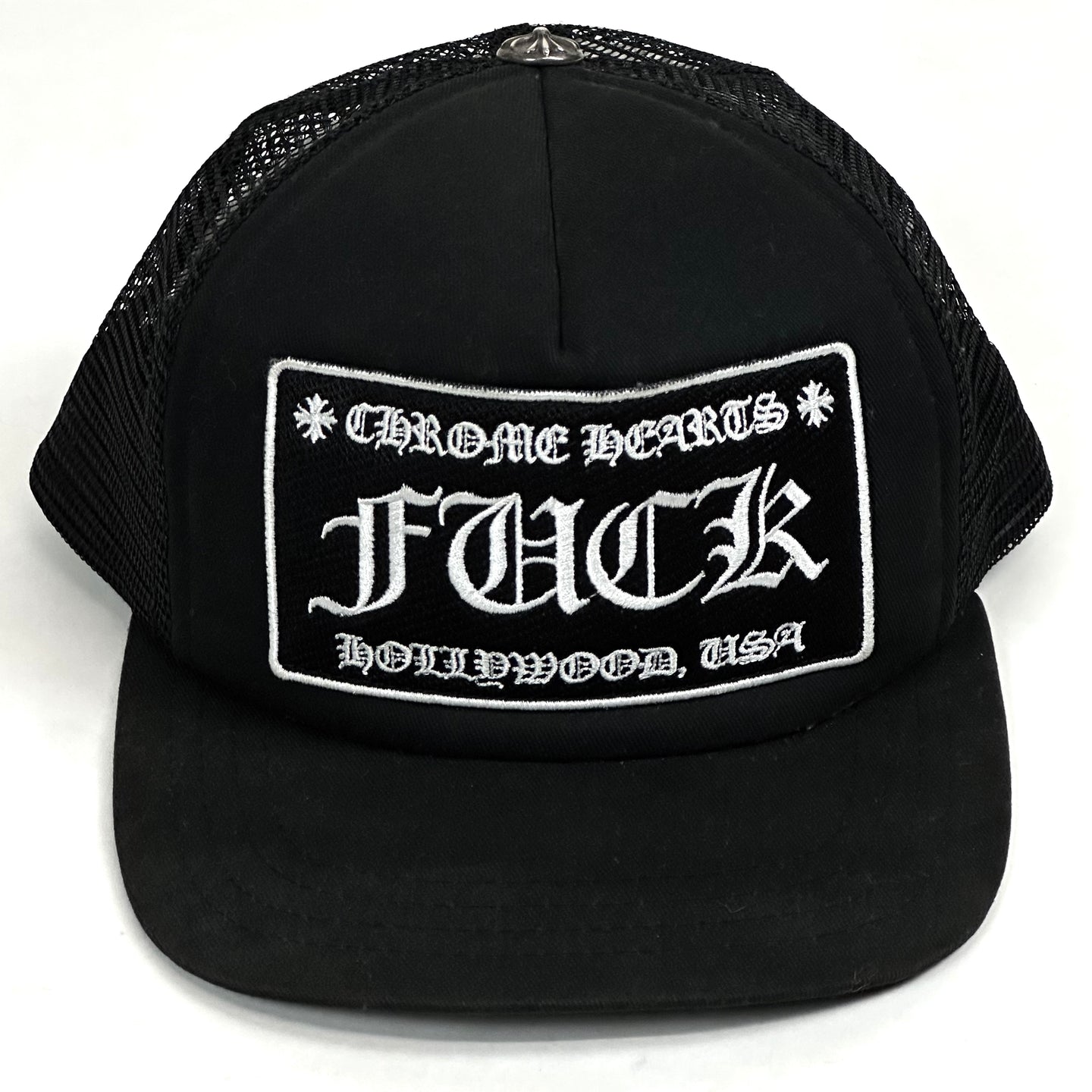 chrome hearts hollywood fuck trucker hat – change clothes