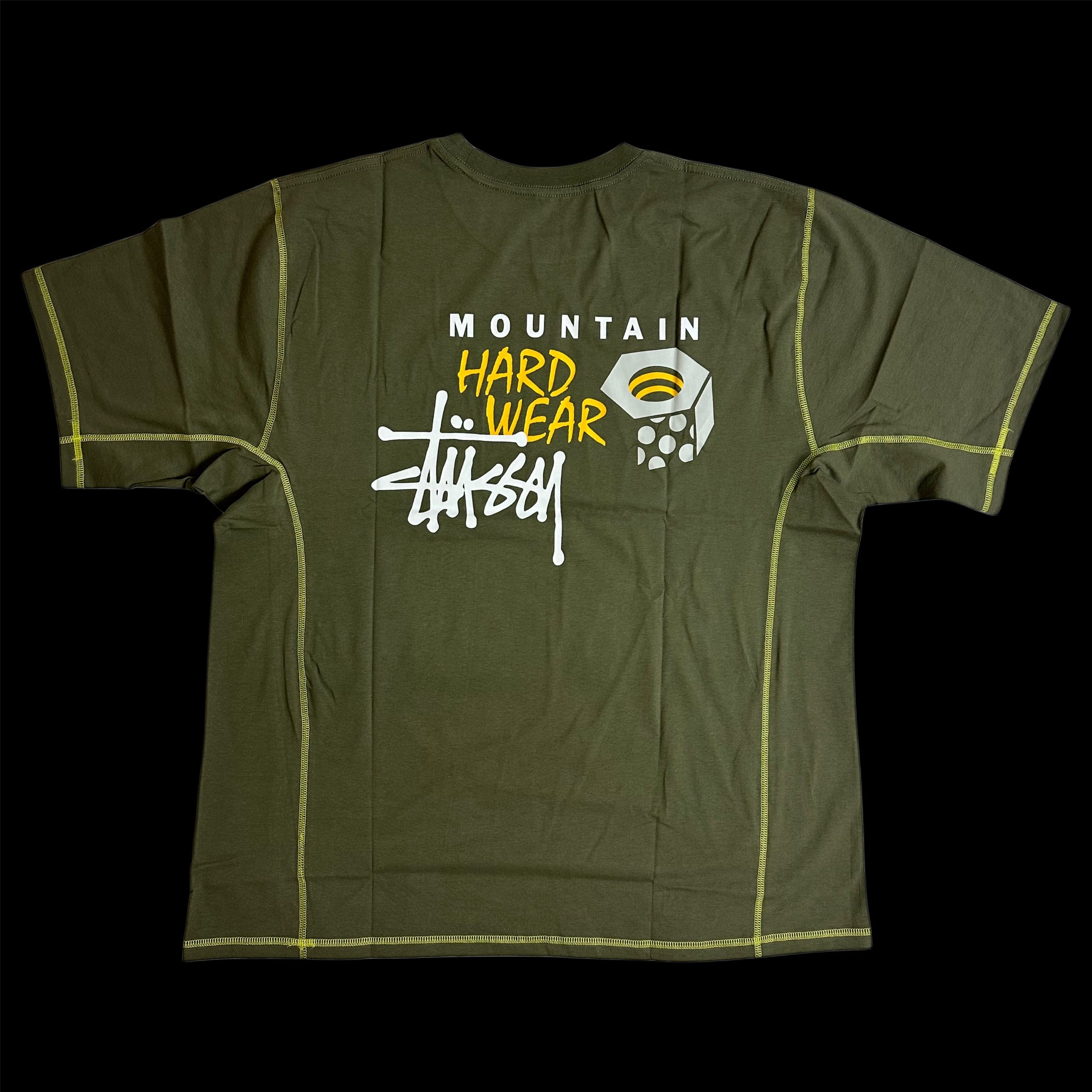 2026 stüssy // mountain hard wear contrast stitch tee – change clothes