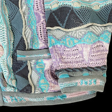 Load image into Gallery viewer, 90s coogi knit cardigan cotton candy colors
