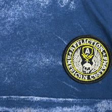 Load image into Gallery viewer, 2000s affliction live fast aop tee blue
