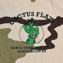 Load image into Gallery viewer, vintage cactus flats tonto basin desert camo tee
