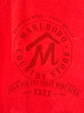 Load image into Gallery viewer, early 90s marlboro country seal logo tonal red tee
