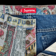 Load image into Gallery viewer, 2022 supreme republica jeans reverse indigo
