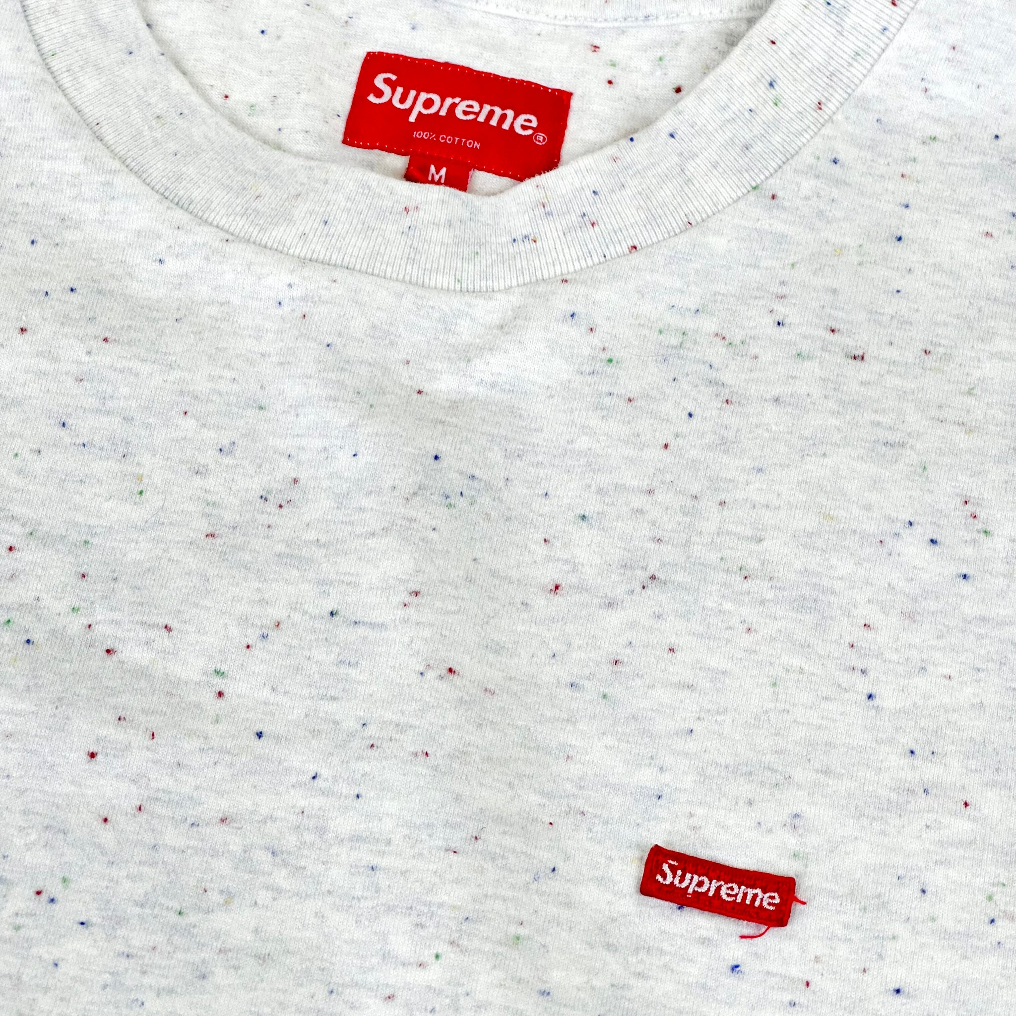 2021 supreme small box logo tee multi ash – change clothes