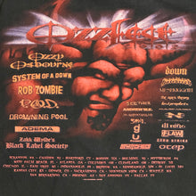 Load image into Gallery viewer, 2002 ozzfest line up tee
