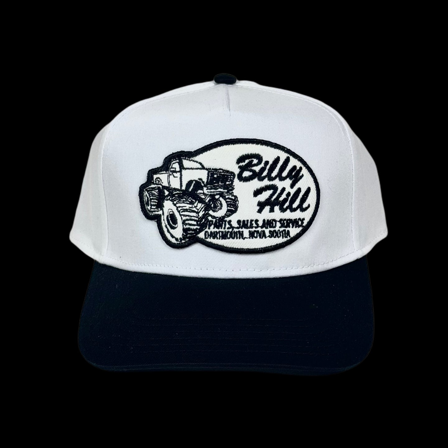 billy hill classic patch hat white