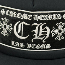 Load image into Gallery viewer, chrome hearts las vegas exclusive trucker hat black
