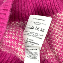 Load image into Gallery viewer, 2025 palace hairy heart knit cardigan pink
