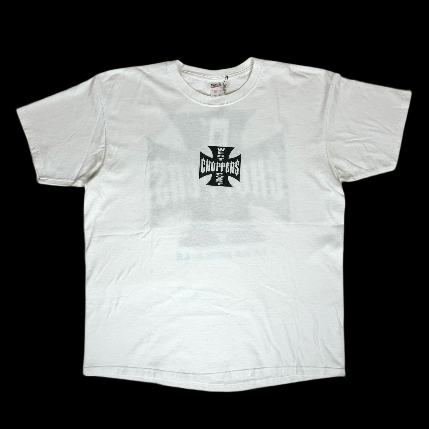 2000s west coast choppers logo tee white