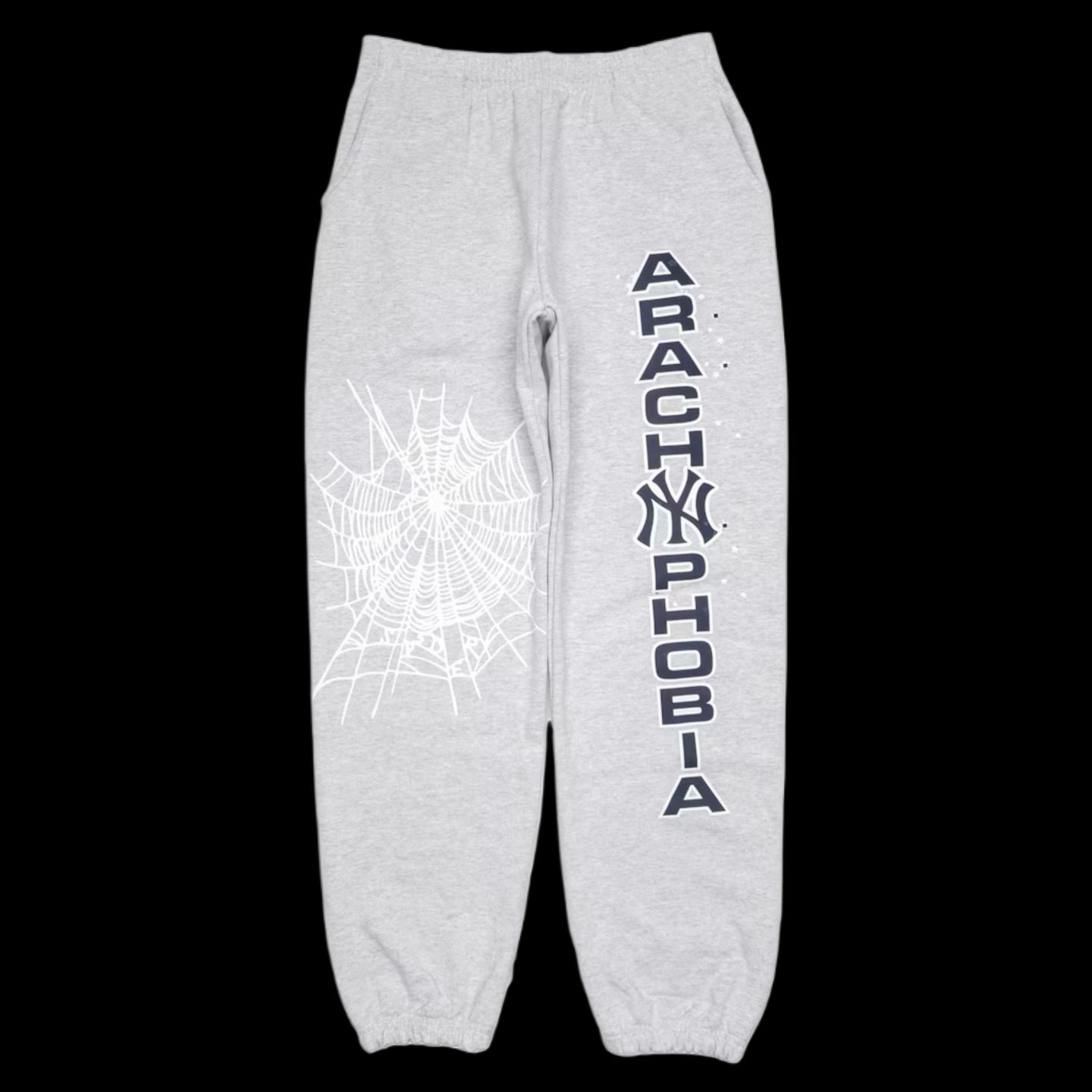 2024 spider phobia sweatpants ash grey
