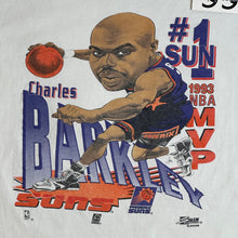 Load image into Gallery viewer, 1993 suns charles barkley caricature dribble tee
