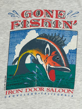 Load image into Gallery viewer, 1991 gone fishing iron door saloon tee
