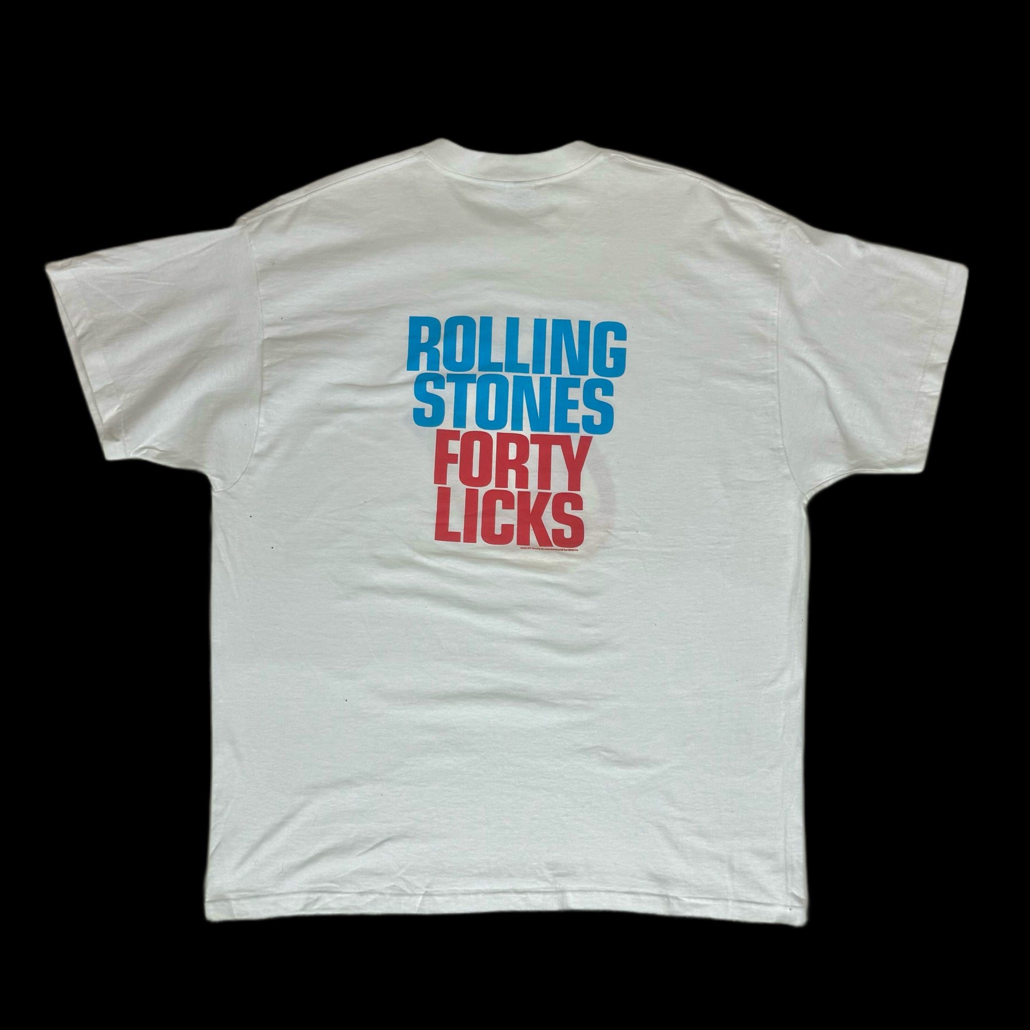 2002 rolling stones 40 licks tee – change clothes