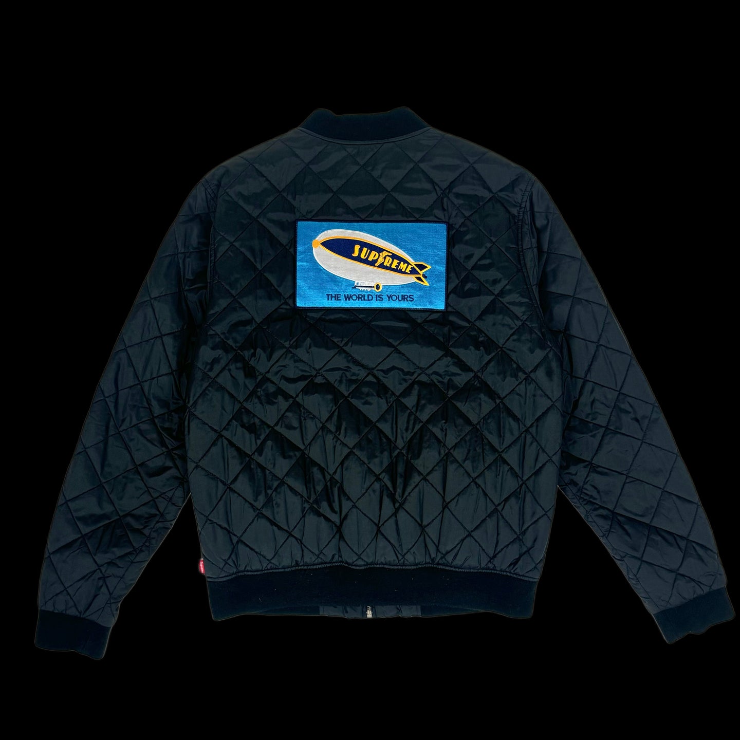 2012 supreme blimp quilted bomber black