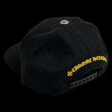 Load image into Gallery viewer, chrome hearts ch logo baseball cap black yellow
