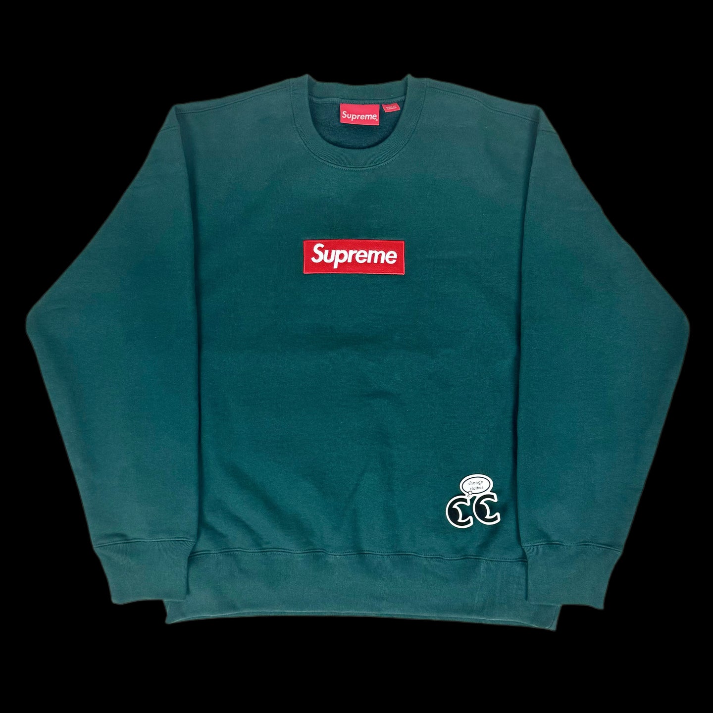 2022 supreme box logo crewneck pine