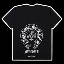 Load image into Gallery viewer, chrome hearts miami horseshoe tee black
