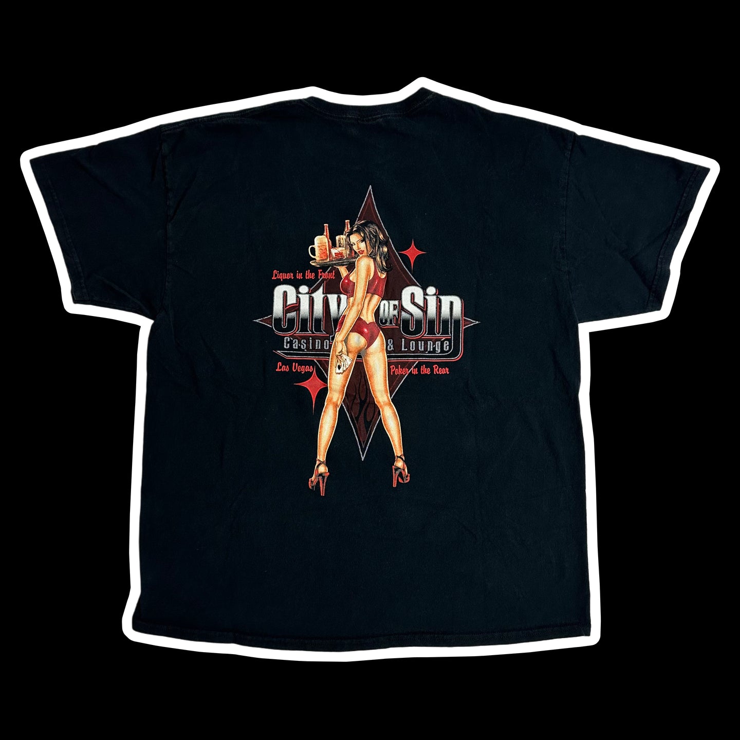 2000s city of sin casino & lounge tee