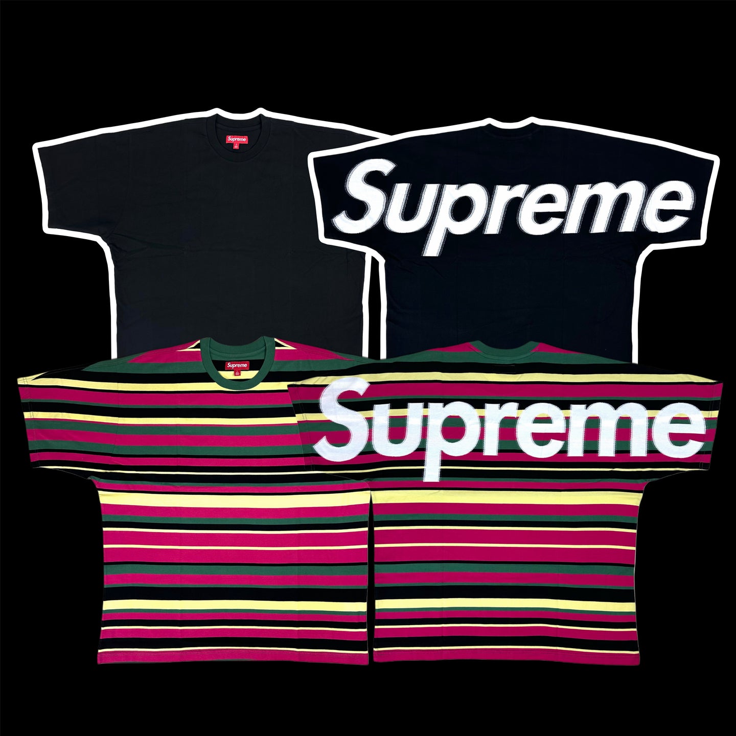 2025 supreme intarsia logo top